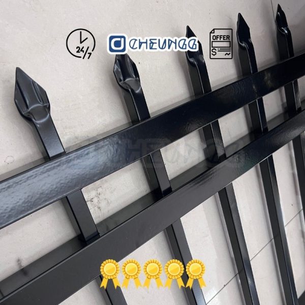 2.4M H Steel Spear Top Security Fence Panel | Factory Supplier China