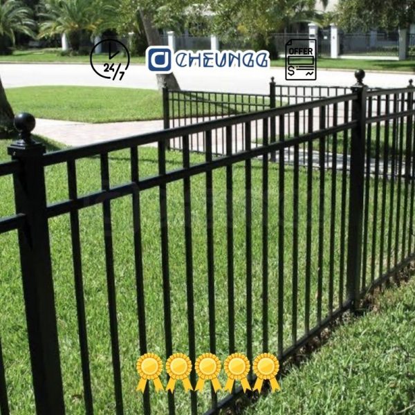 Flat Top Residential Fencing Panel | Factory Supplier China