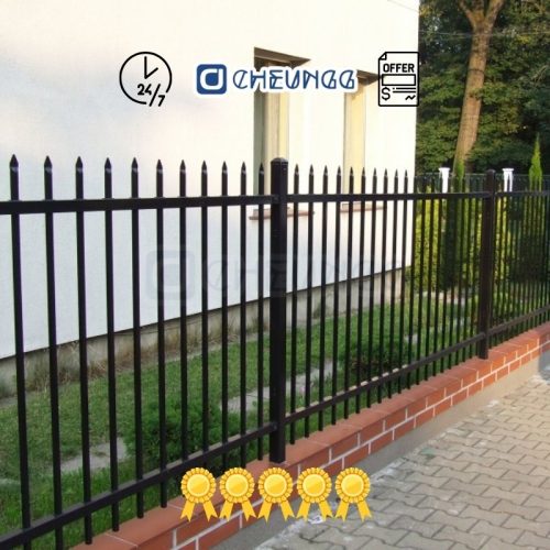 1.8M H Steel Spear Top Security Fence Panel | Factory Supplier China